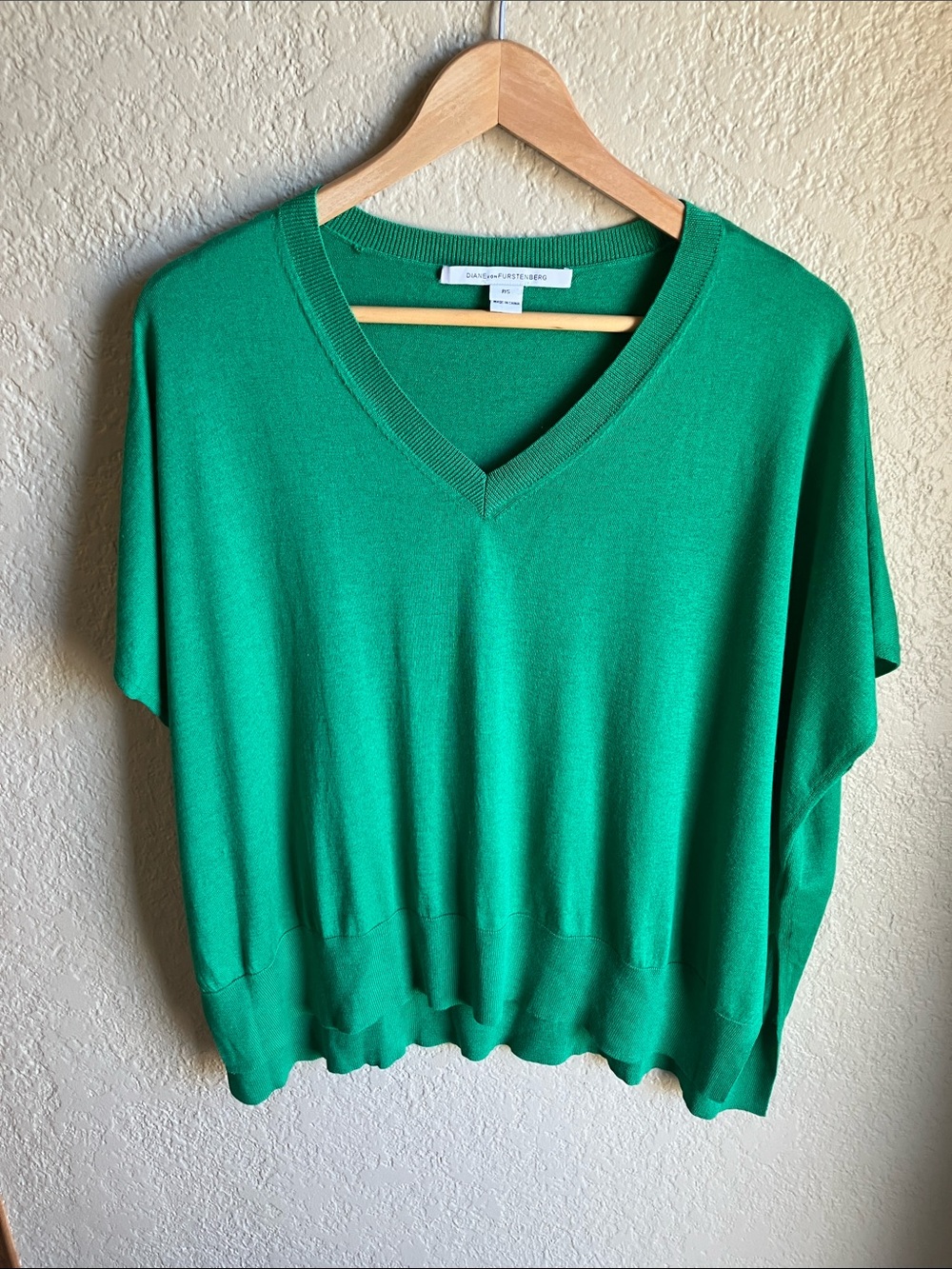 Diane Von Furstenberg silk cashmere boxy sweater